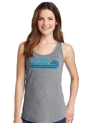 Rock Hill Blue Hawks VB - Swirl - Cotton Tank