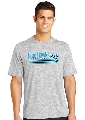 Rock Hill Blue Hawks VB - Swirl - Electric Dri Fit Short Sleeve