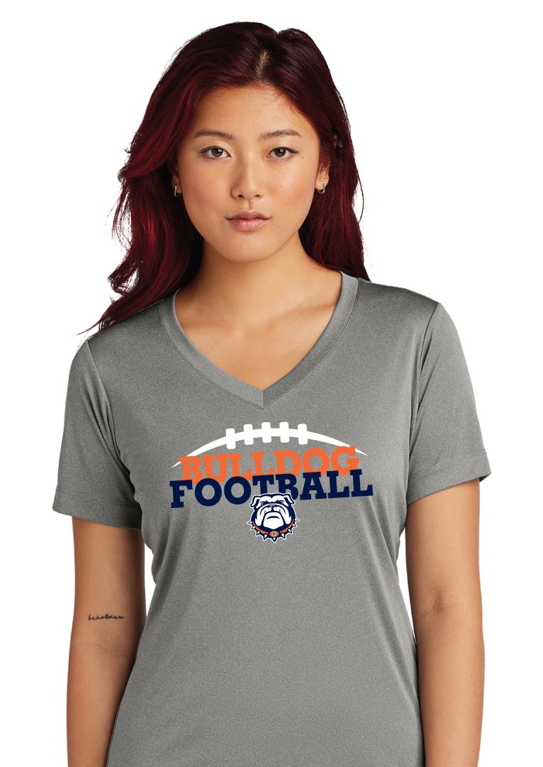 North Football - Bulldog Football - Dri Fit V-Neck