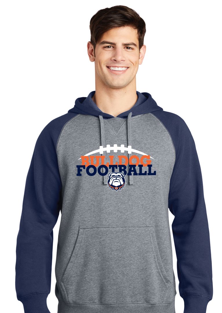 North Football - Bulldog Football - Raglan Hoodie
