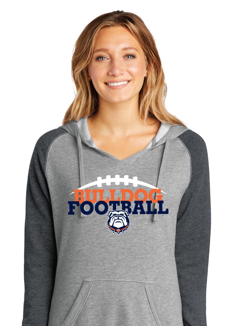North Football - Bulldog Football - Lightweight Raglan Hoodie