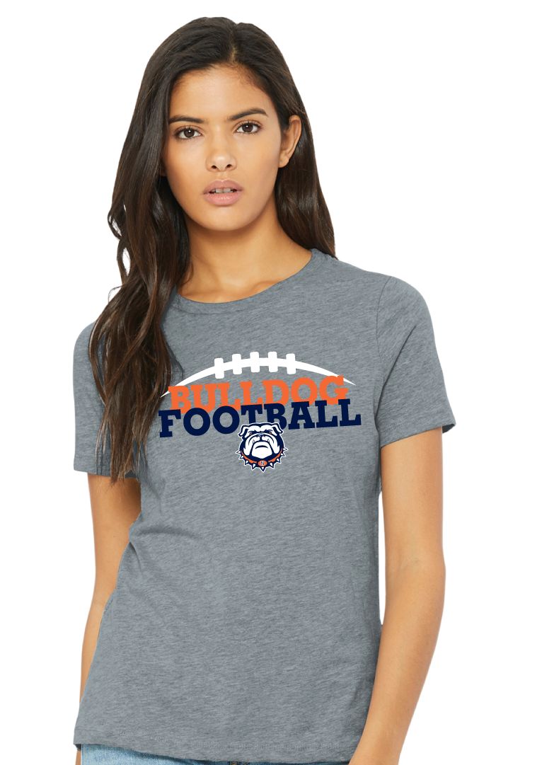 North Football - Bulldog Football - Bella+Canvas Ladies