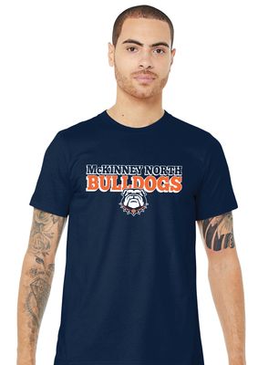 North Football - North Bulldogs - Bella+Canvas Short Sleeve
