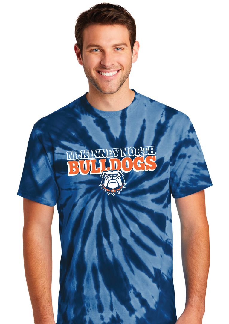 North Football - North Bulldogs - Tie Dye Short Sleeve