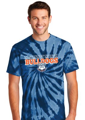 North Football - North Bulldogs - Tie Dye Short Sleeve