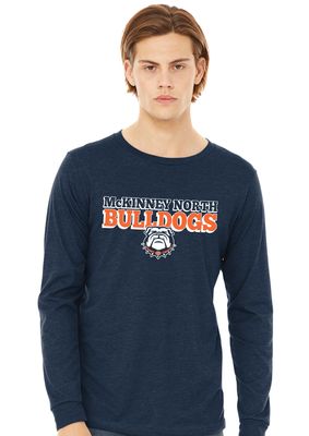 North Football - North Bulldogs - Bella+Canvas Long Sleeve