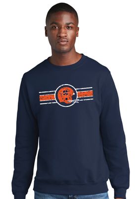 North Football - Vintage Helmet - Crew Sweatshirt