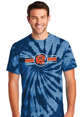 North Football - Vintage Helmet - Tie Dye Short Sleeve