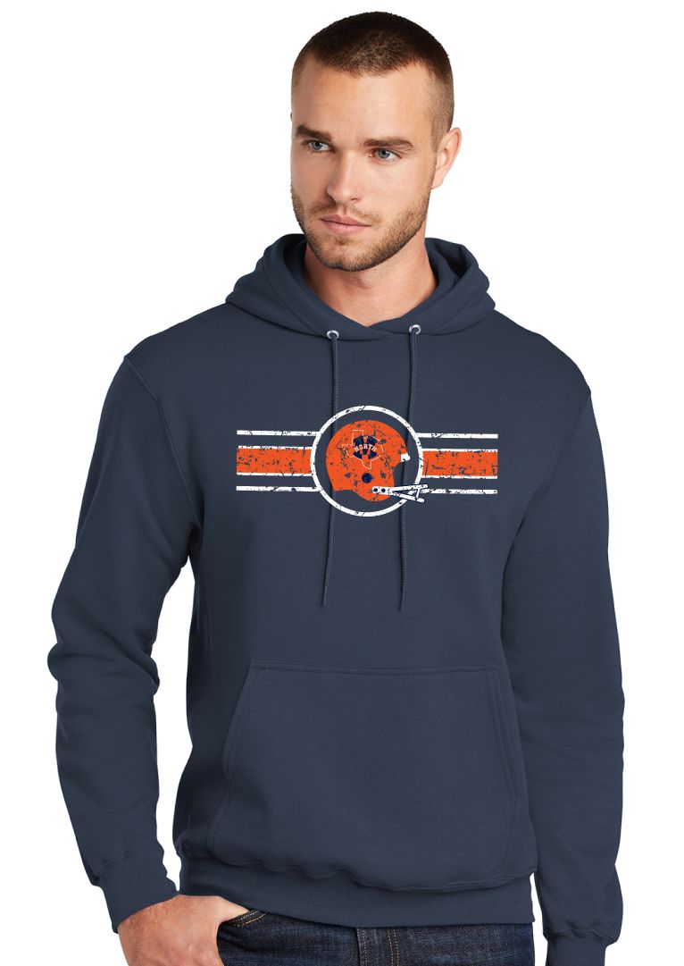 North Football - Vintage Helmet - Hoodie