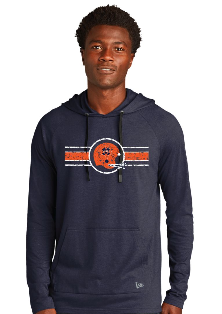 North Football - Vintage Helmet - Tri Blend Hoodie