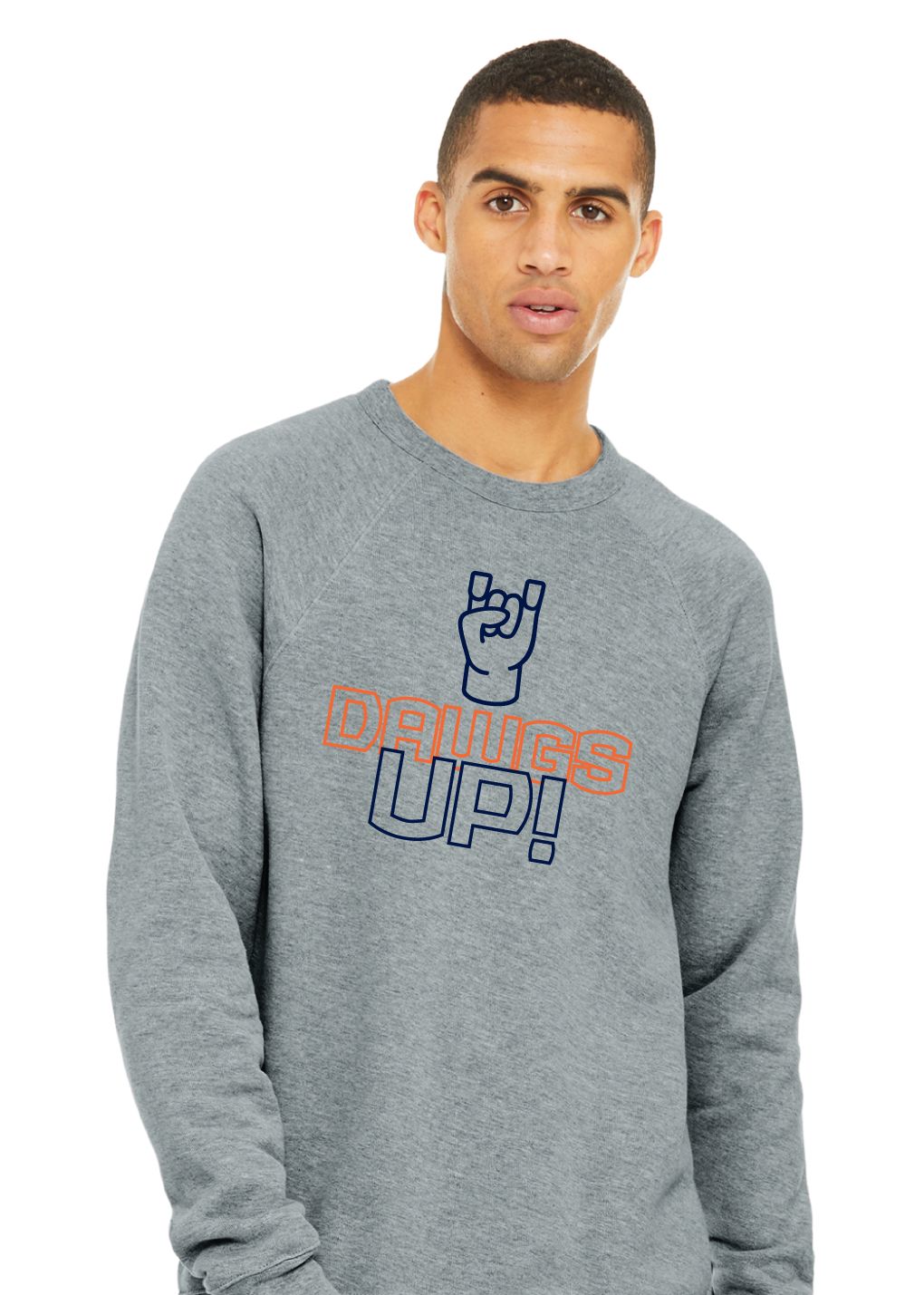 North Football - Dawgs Up - Bella+Canvas Crew Sweatshirt