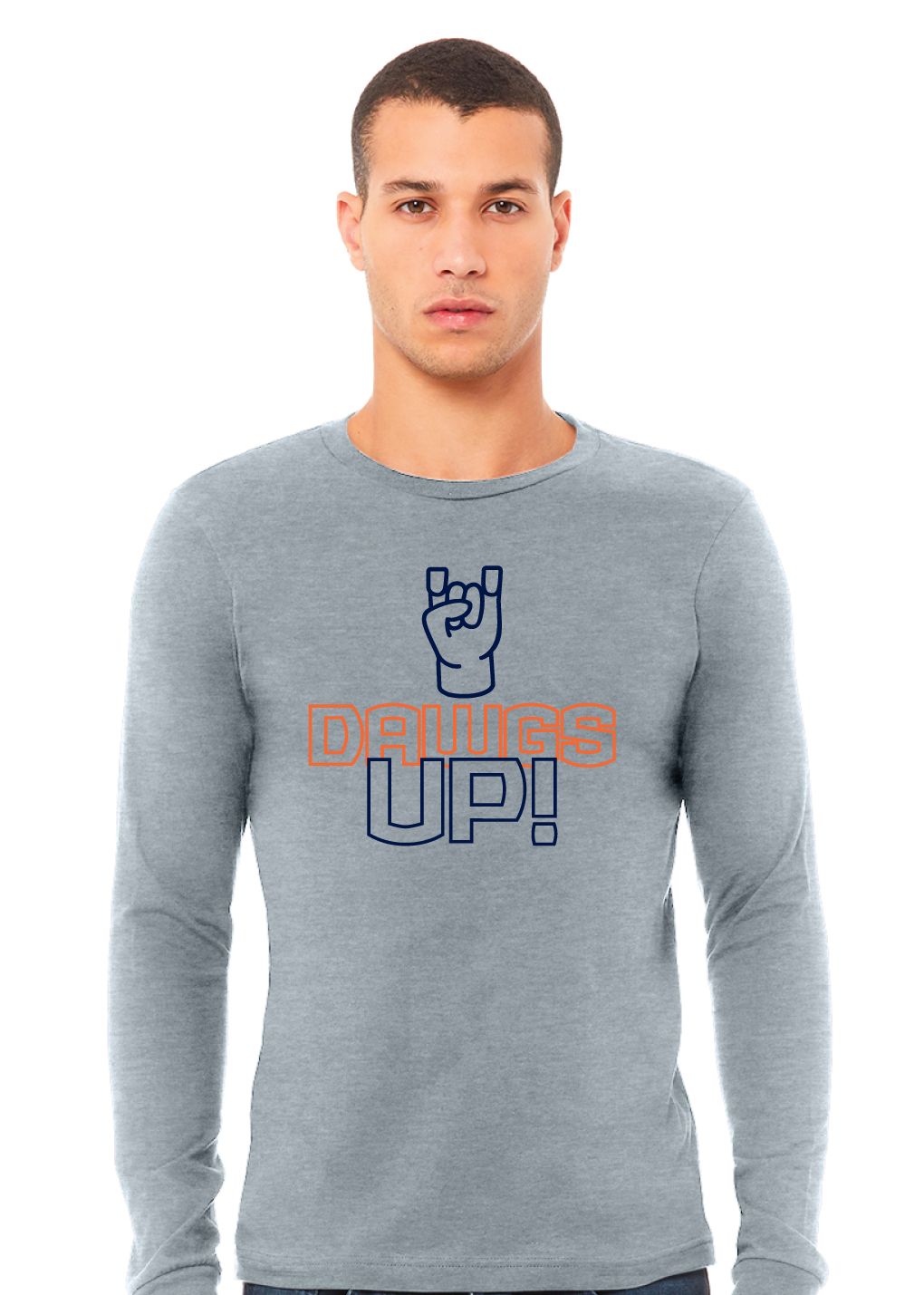North Football - Dawgs Up - Bella+Canvas Long Sleeve