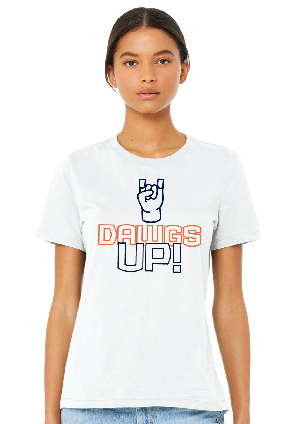 North Football - Dawgs Up - Bella+Canvas Ladies