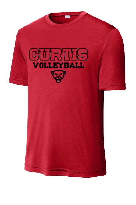 Curtis Cougars Volleyball - Practice Shirt