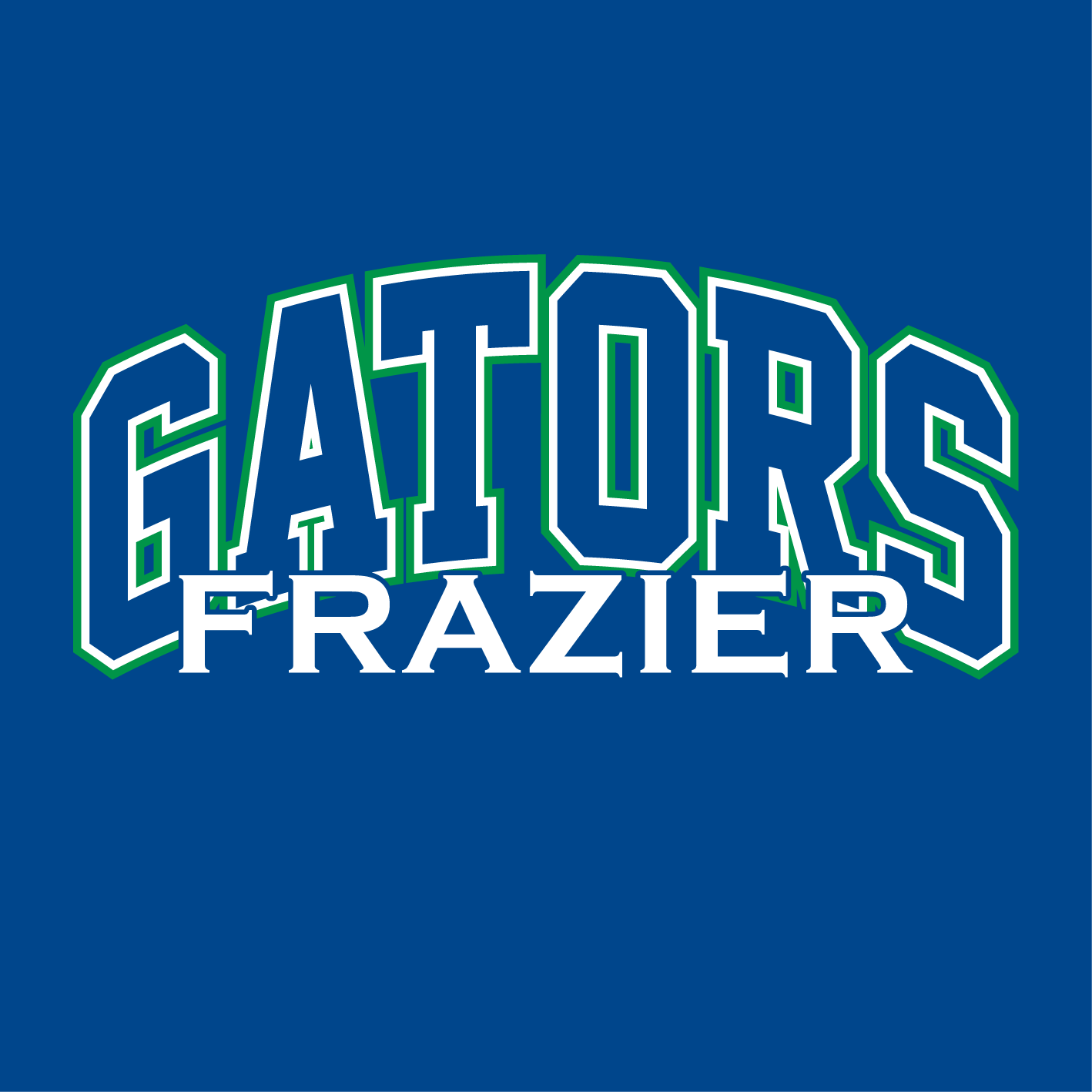 Frazier Gators - ARCHED GATORS