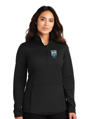Rock Hill Blue Hawks - Women's Smooth Fleece 1/4-Zip