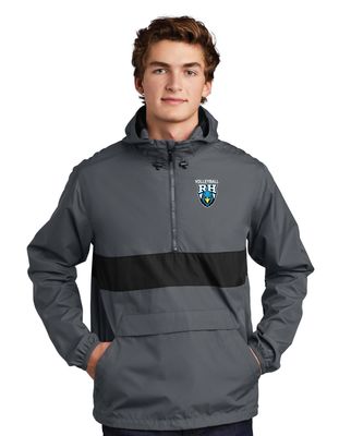 Rock Hill Blue Hawks - Zipped Pocket Anorak