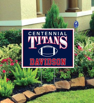 Centennial Football - Yard Sign