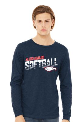 Allen Softball - Sideline - Bella+Canvas Long Sleeve