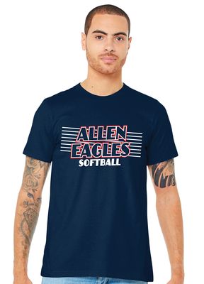 Allen Softball - Slant - Bella+Canvas Short Sleeve