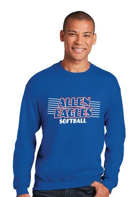 Allen Softball - Slant - Crew Sweatshirt