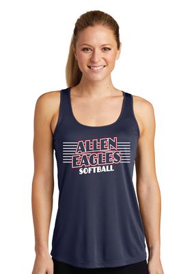 Allen Softball - Slant - Dri Fit Racerback Tank