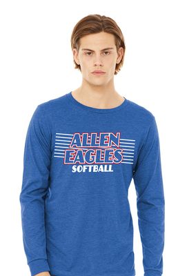 Allen Softball - Slant - Bella+Canvas Long Sleeve