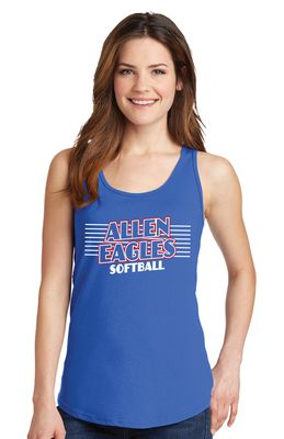 Allen Softball - Slant - Cotton Tank