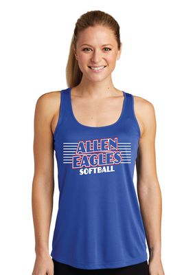 Allen Softball - Slant - Dri Fit Racerback Tank