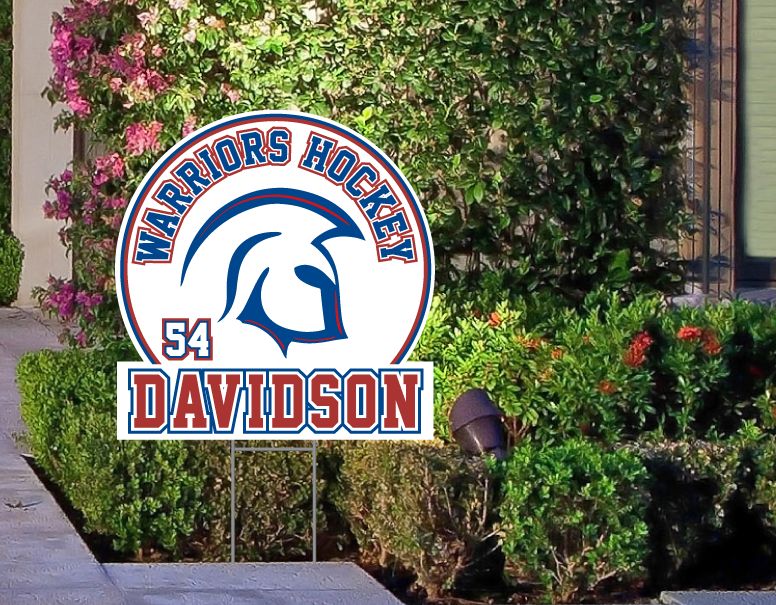 Warriors Hockey - Yard Sign