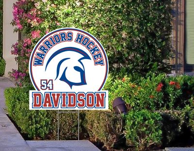 Warriors Hockey - Yard Sign