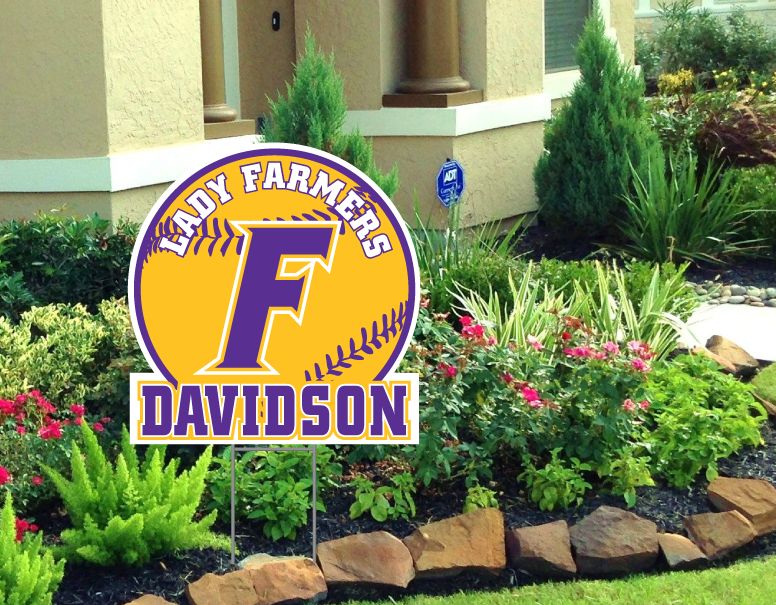 Farmersville Softball - Yard Sign