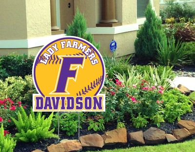 Farmersville Softball - Yard Sign
