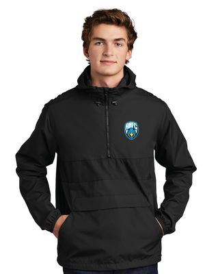 Rock Hill Blue Hawks Soccer - Zipped Pocket Anorak