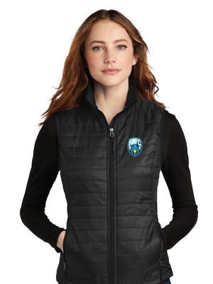 Rock Hill Blue Hawks Soccer - Women's Packable Puffy Vest