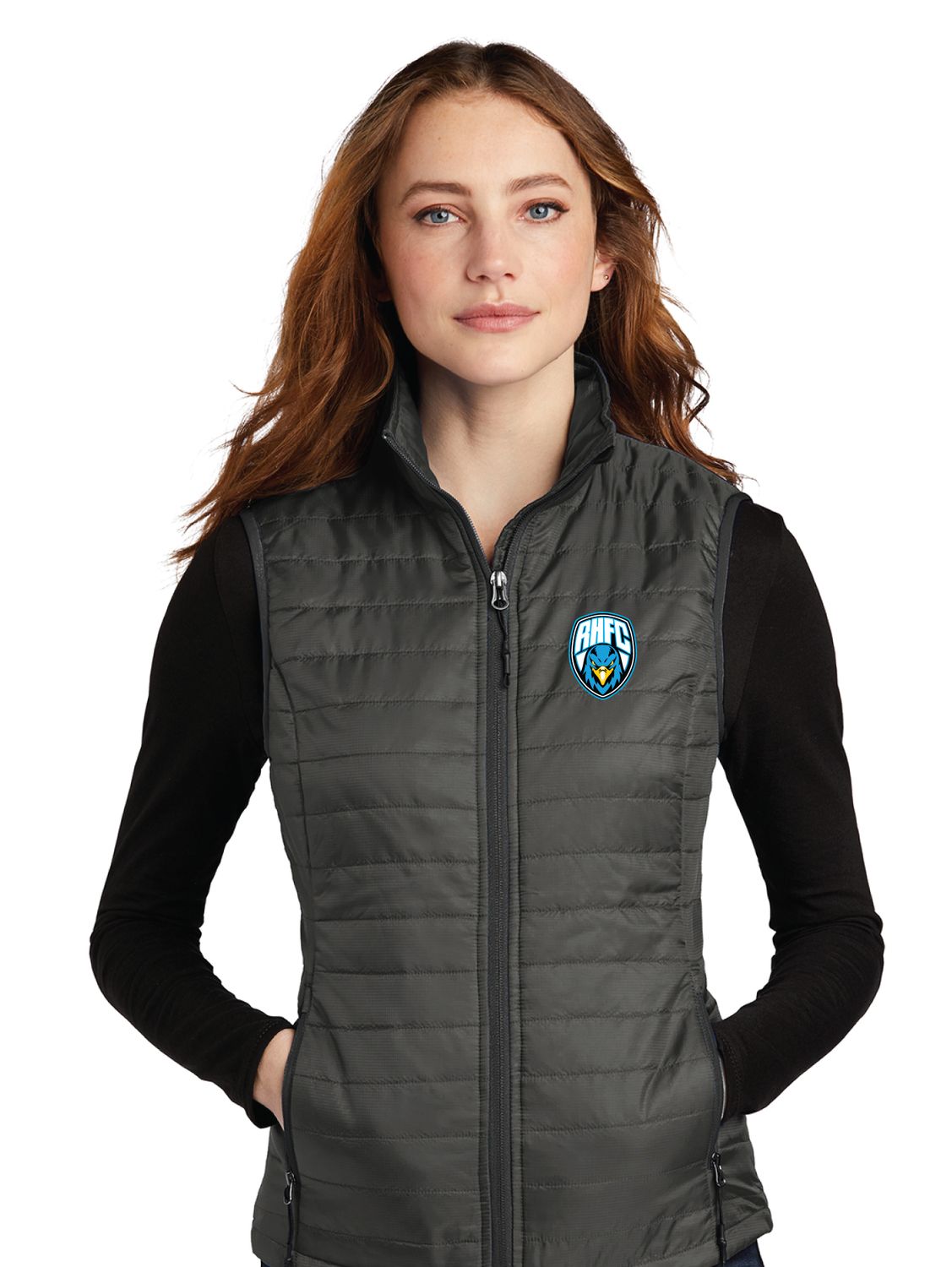 Rock Hill Blue Hawks Soccer - Women&#39;s Packable Puffy Vest