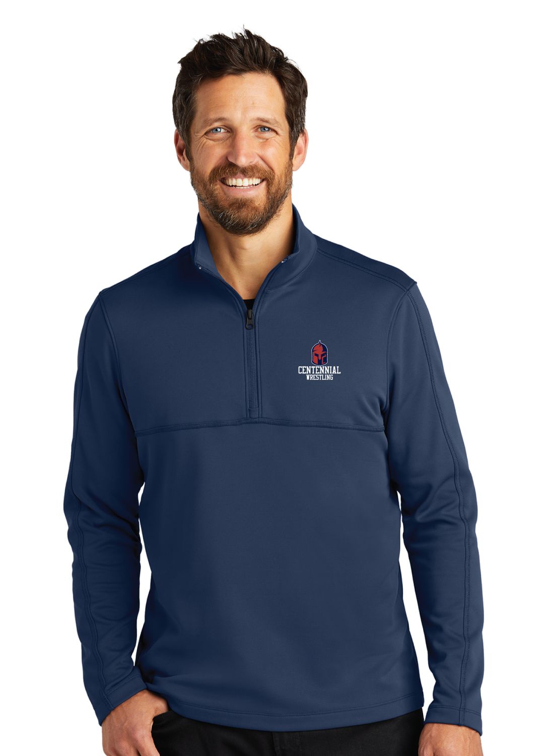 Centennial Wrestling - Mens Smooth Fleece 1/4-Zip