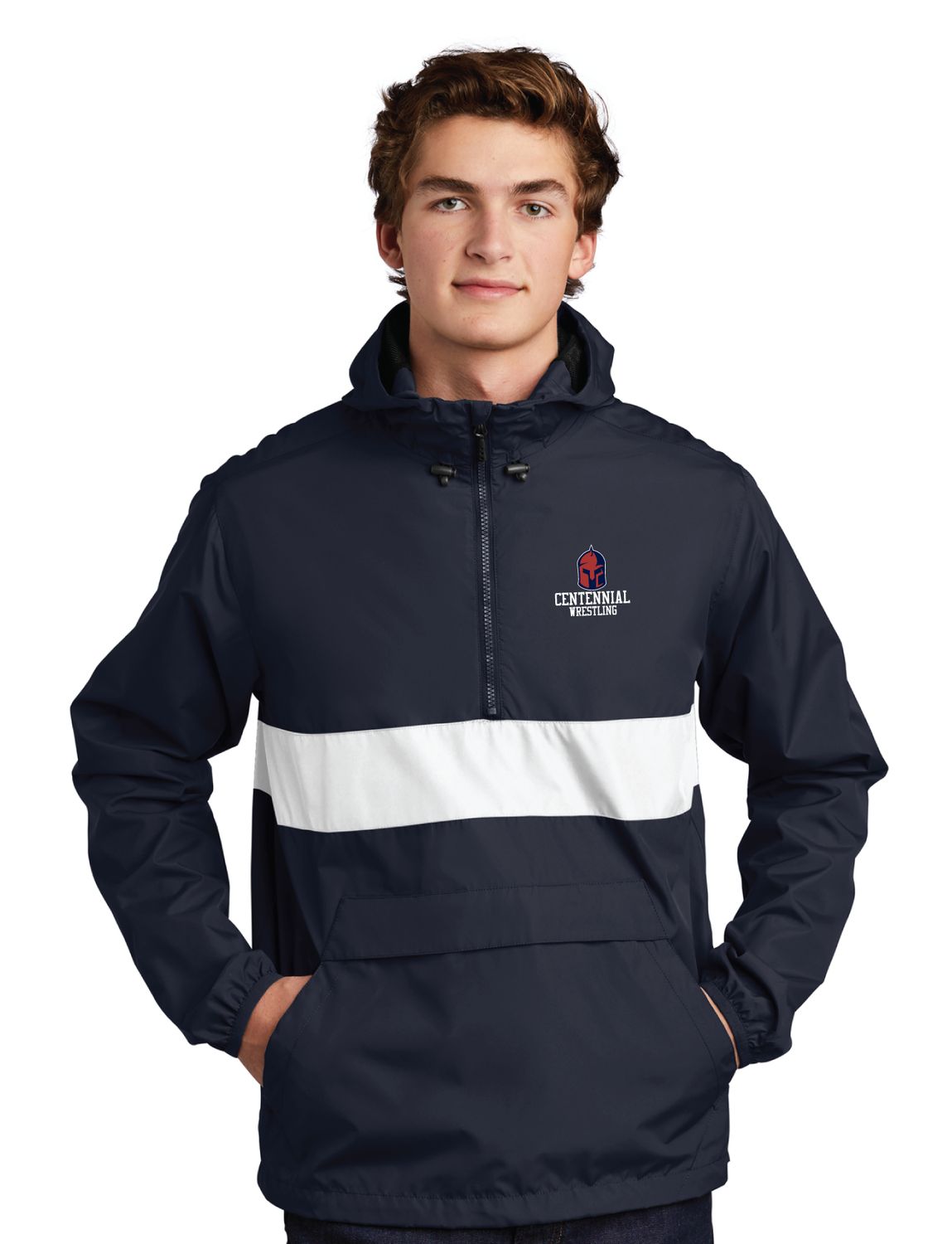 Centennial Wrestling - Zipped Pocket Anorak