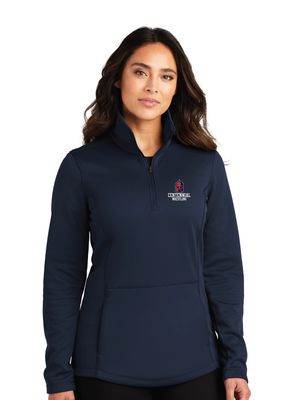 Centennial Wrestling - Ladies Smooth Fleece 1/4-Zip