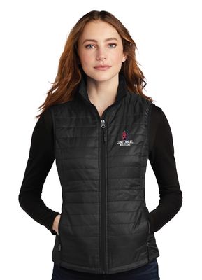 Centennial Wrestling - Ladies Packable Puffy Vest