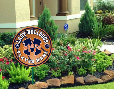 North Girls Basketball - Yard Sign