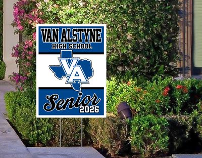 Van Alstyne Panthers - Senior 2026 Yard Sign
