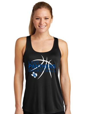Paw Shop Girls BB - Simple Grooves - Dri FIt Racerback Tank