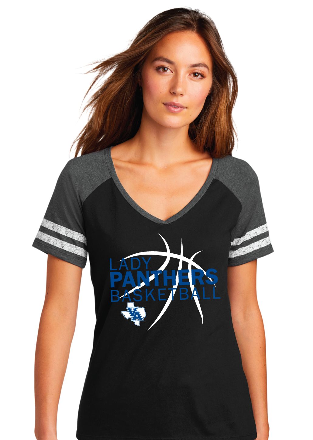 Paw Shop Girls BB - Simple Grooves - Game V Neck Tee