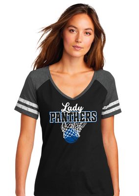 Paw Shop Girls BB - Net - Game V Neck Tee