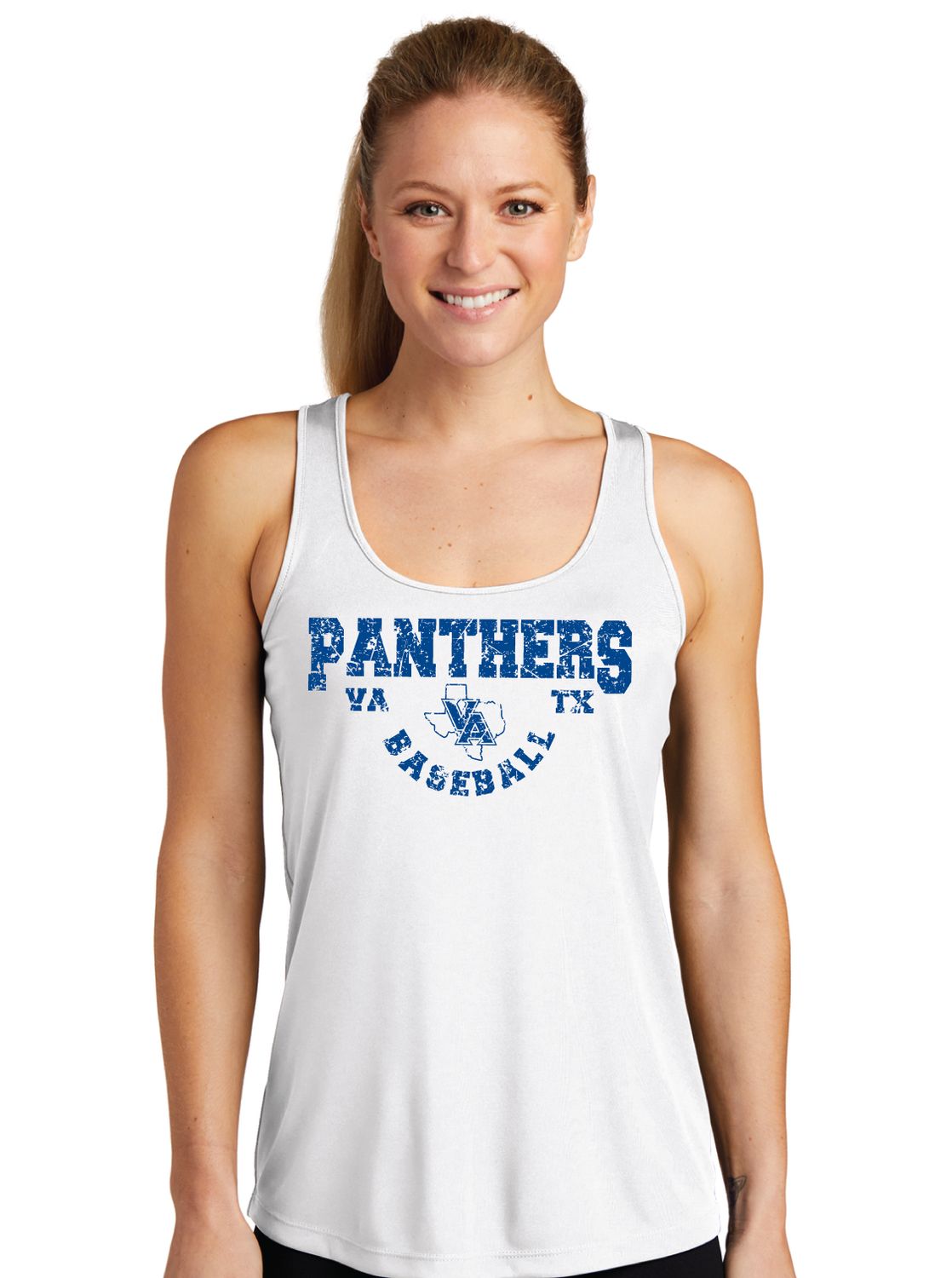 Paw Shop Baseball - Reverse Arch - Dri Fit Racerback Tank