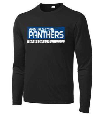 Paw Shop Baseball - Distressed Block - Dri Fit Long Sleeve