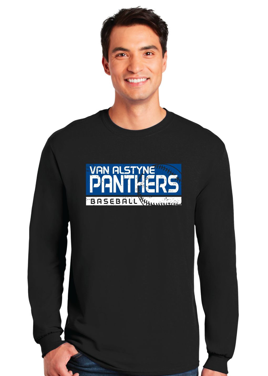 Paw Shop Baseball - Distressed Block - Long Sleeve
