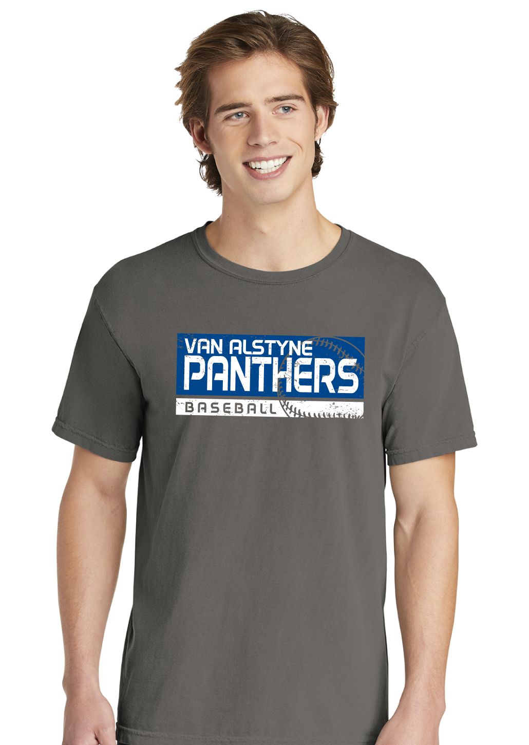 Paw Shop Baseball - Distressed Block - Comfort Colors Short Sleeve