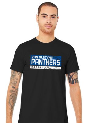 Paw Shop Baseball - Distressed Block - Bella+Canvas Short Sleeve